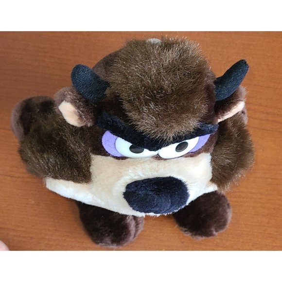 Warner Brothers Taz Tasmanian Devil Plush 10" Vintage 1987 Stuffed Animal - Picture 9 of 10